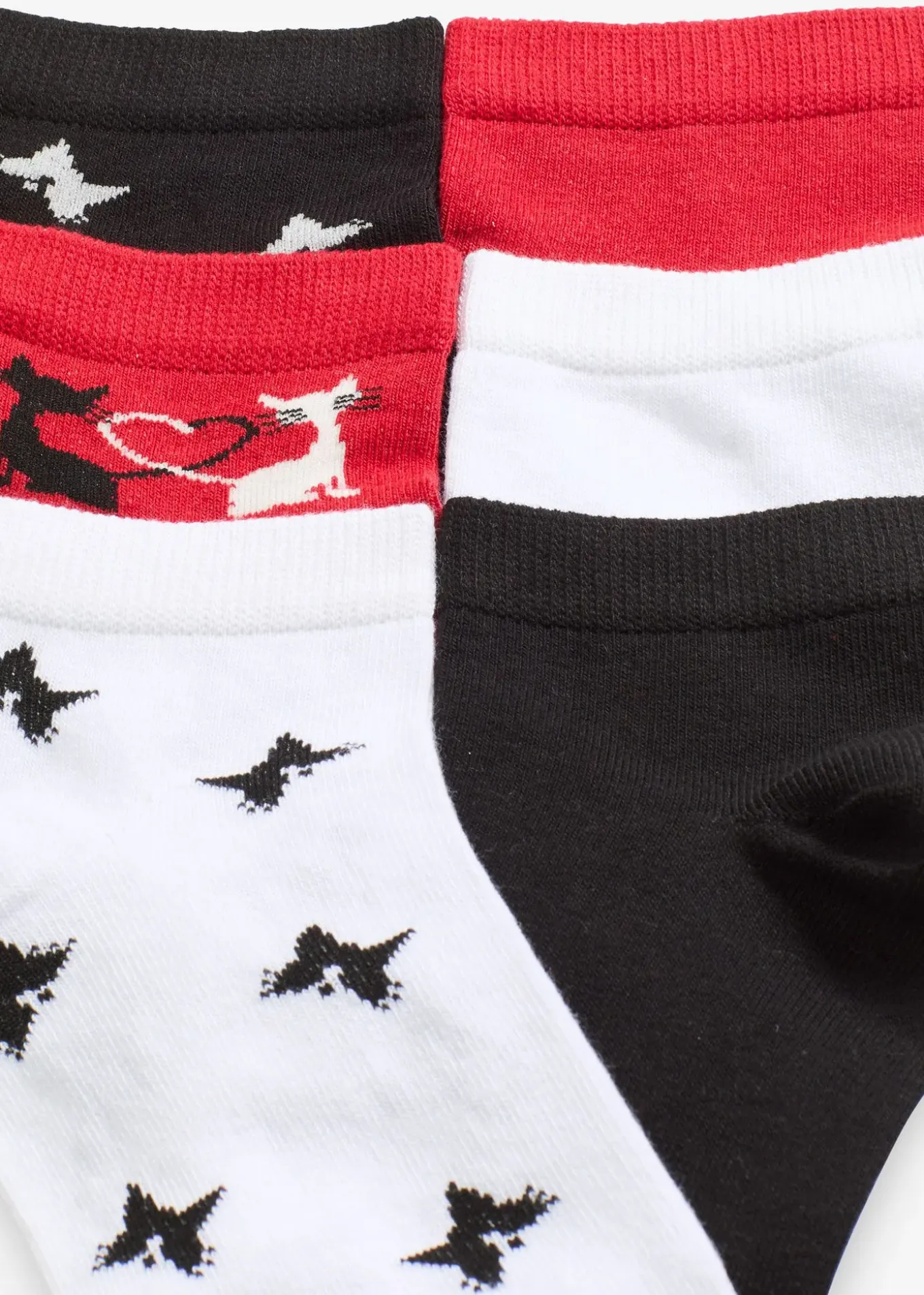 Lot de 7 paires de chaussettes courtes coton majoritaire