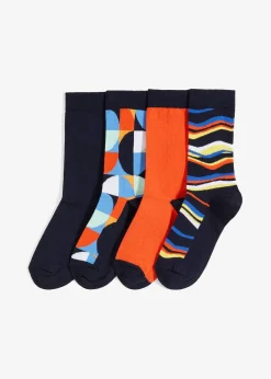 Lot de 4 paires de chaussettes en coton majoritaire