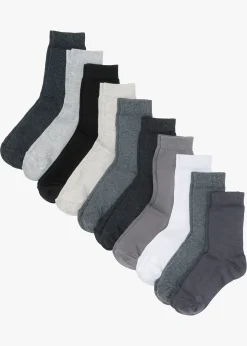 Lot de 10 paires de chaussettes en coton majoritaire