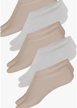 Lot de 5 paires de protège-pieds en polyester rafraîchissant