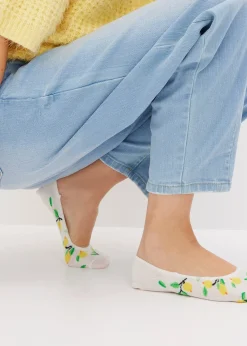 Lot de 8 paires de protège-pieds en coton majoritaire