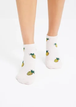 Lot de 6 paires de socquettes en coton majoritaire