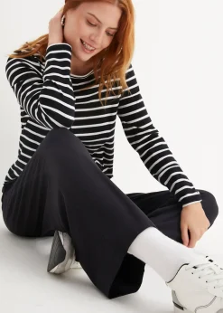 Lot de 2 pantalons 7/8 en jersey à taille haute