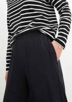 Lot de 2 pantalons 7/8 en jersey à taille haute