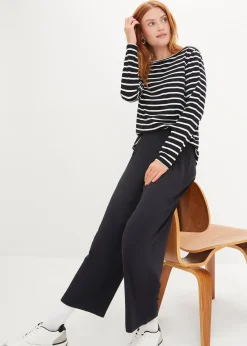 Lot de 2 pantalons 7/8 en jersey à taille haute