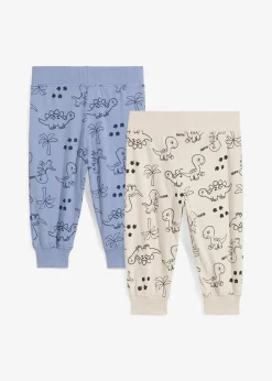 Lot de 2 pantalons bébé en coton