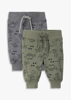 Lot de 2 pantalons bébé en coton