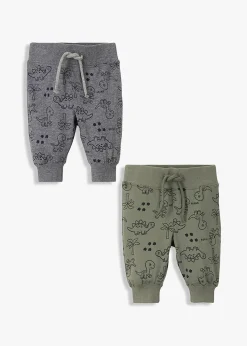 Lot de 2 pantalons bébé en coton