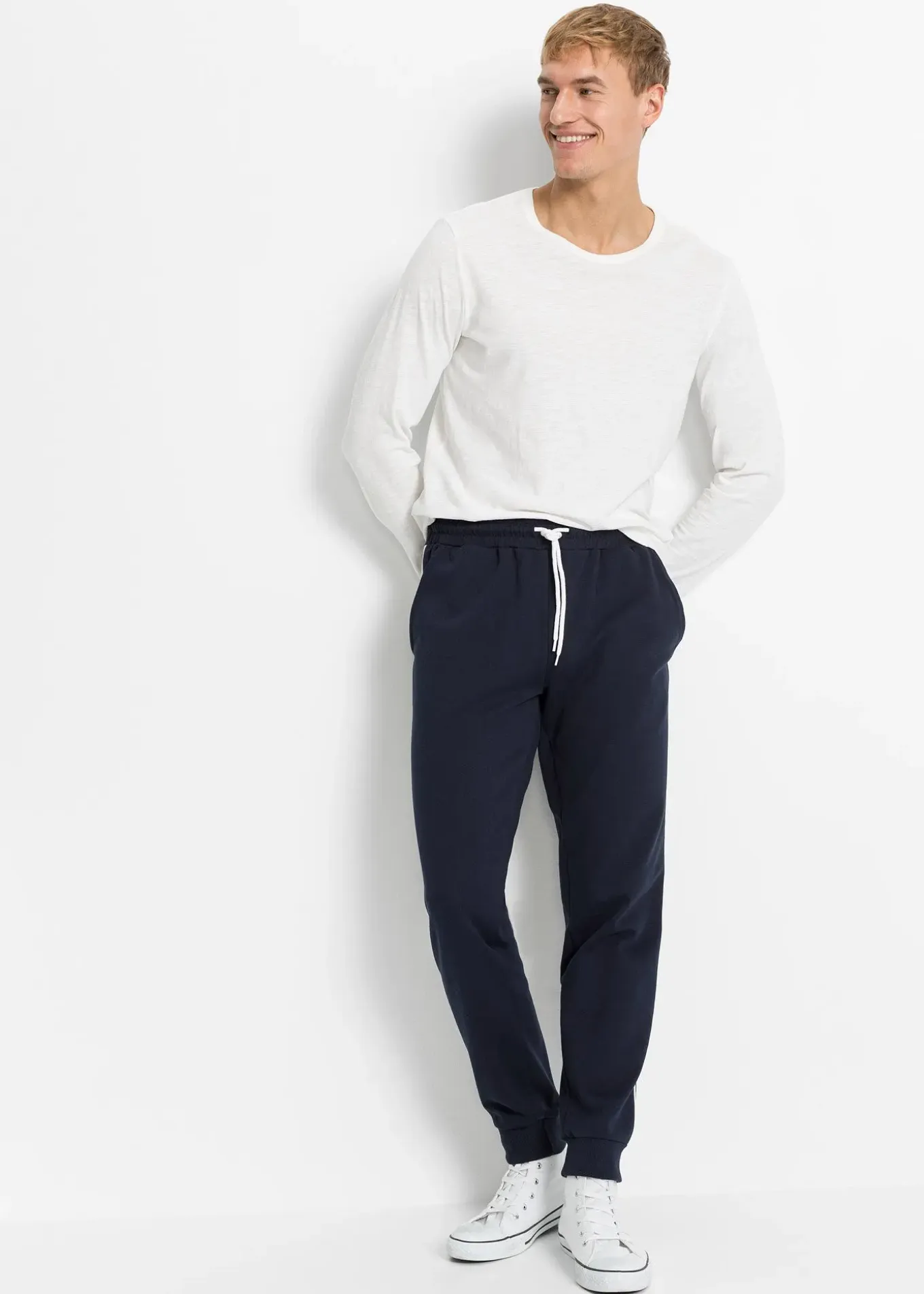 Lot de 2 pantalons de jogging à détails contrastants