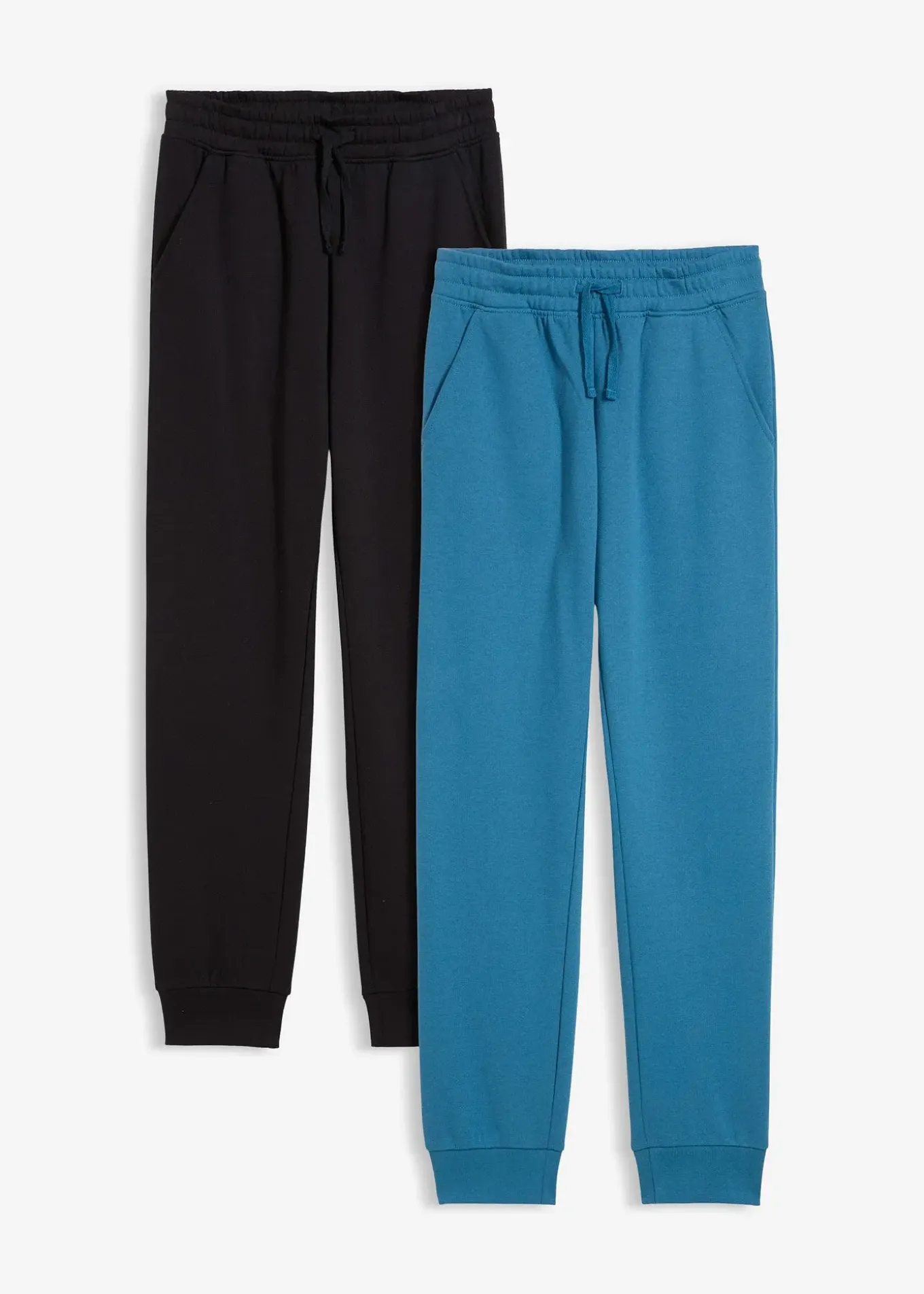Lot de 2 pantalons de jogging doux en coton mélangé