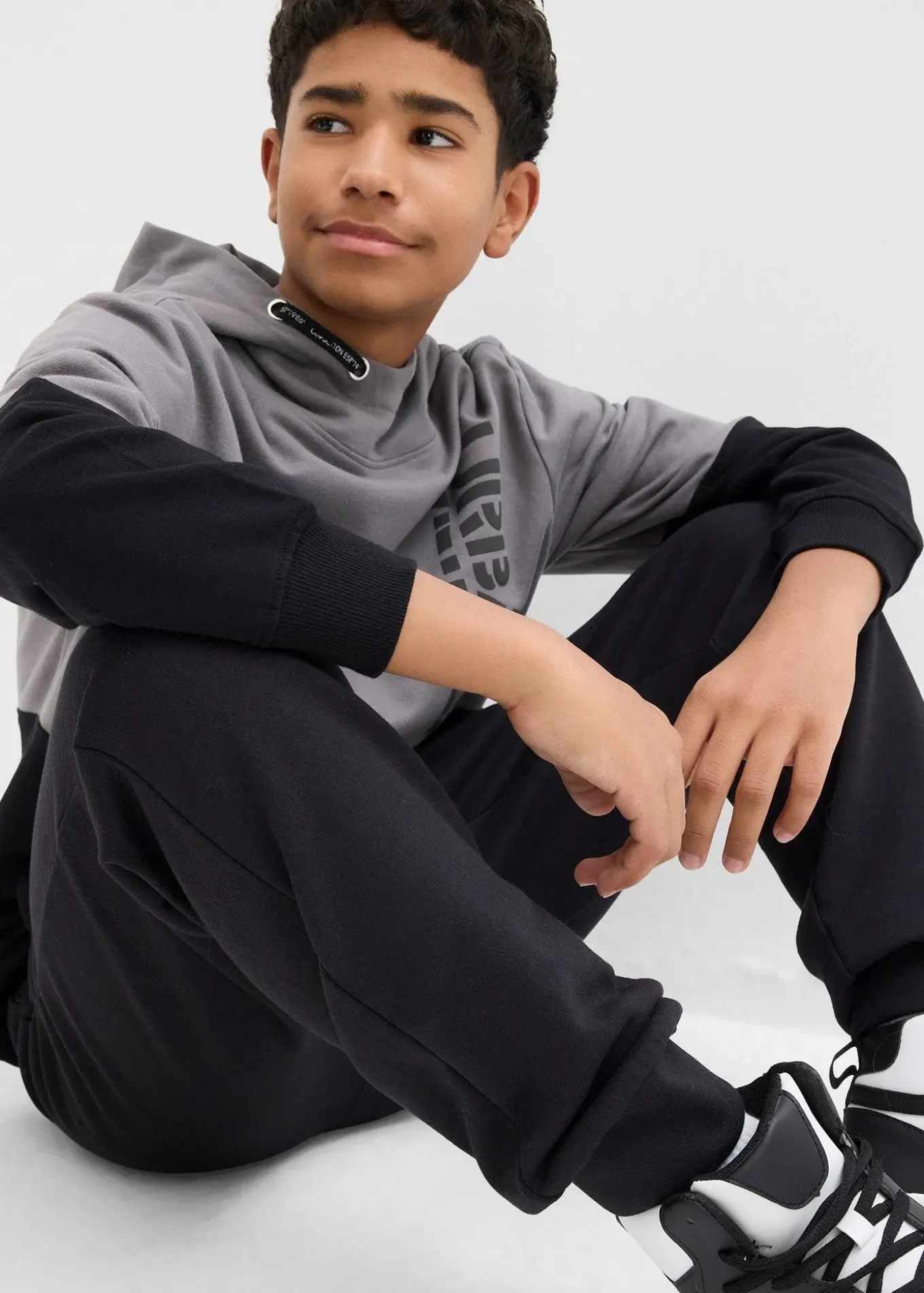 Lot de 2 pantalons de jogging doux en coton mélangé