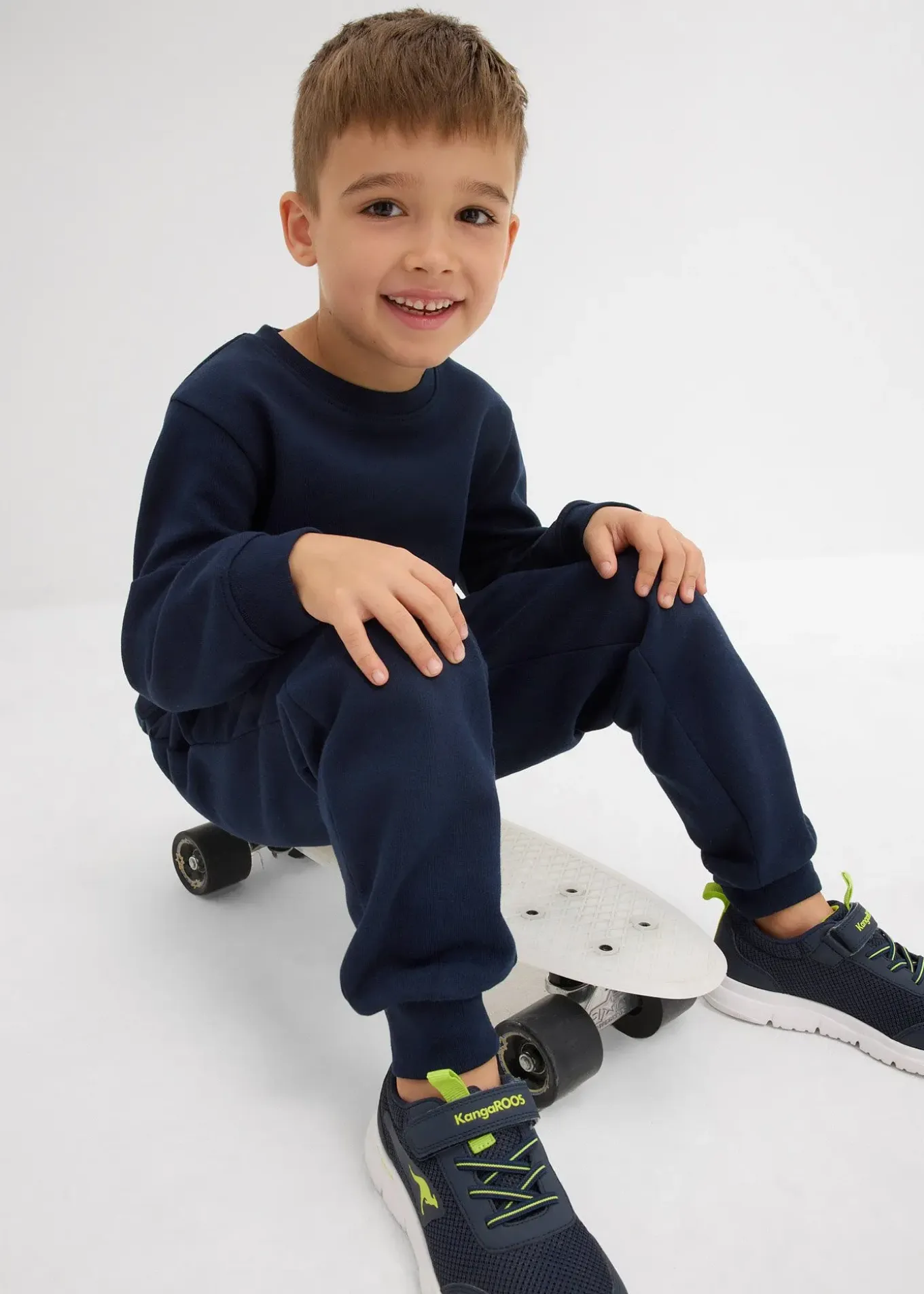 Lot de 2 pantalons de jogging doux en coton mélangé