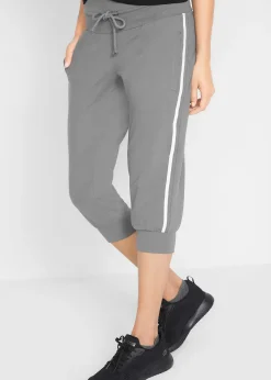 Lot de 2 pantalons de jogging en coton, longueur 3/4