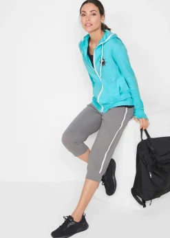 Lot de 2 pantalons de jogging en coton, longueur 3/4