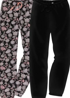 Lot de 2 pantalons de pyjama pur coton