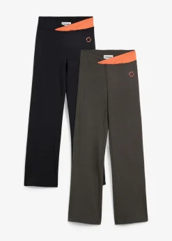 Lot de 2 pantalons de sport, bootcut