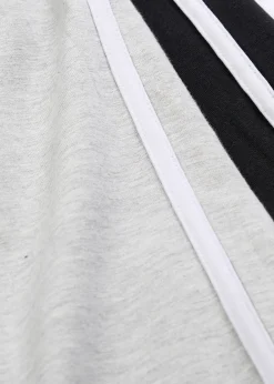 Lot de 2 pantalons en jersey de coton extensible