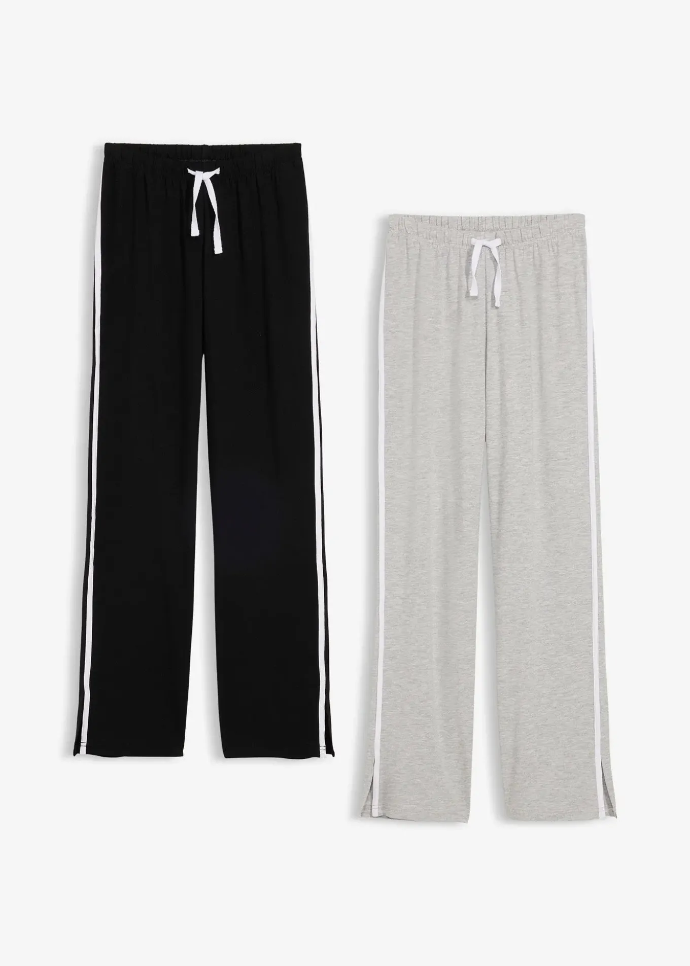 Lot de 2 pantalons en jersey de coton extensible