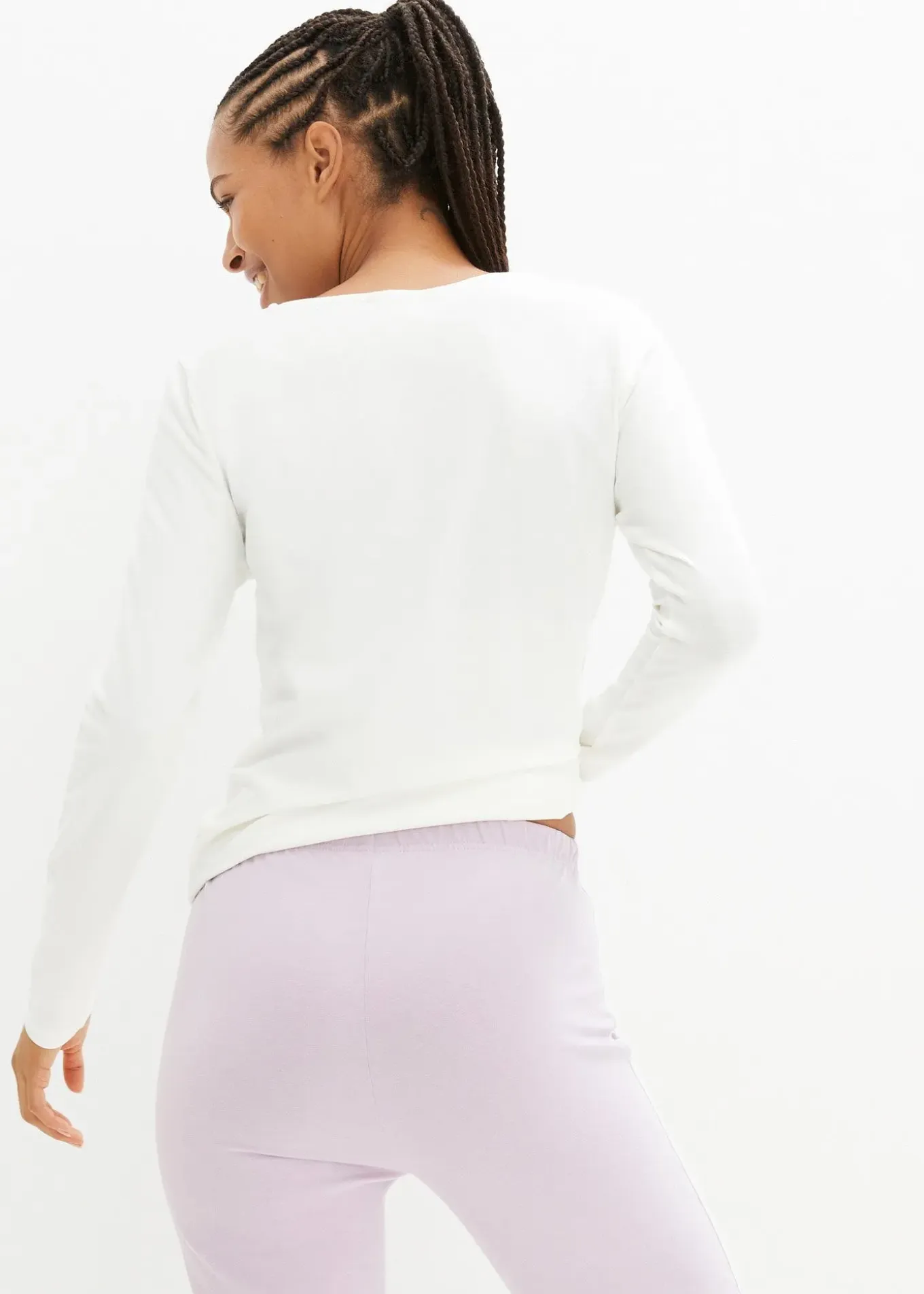 Lot de 2 pantalons en jersey coton extensible