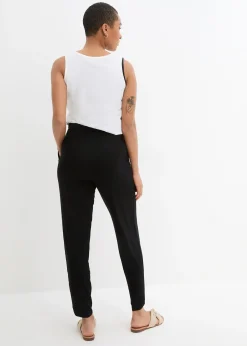 Lot de 2 pantalons en viscose avec taille confortable