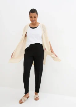 Lot de 2 pantalons en viscose avec taille confortable