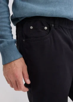 Lot de 2 pantalons regular, droits à taille élastiquée