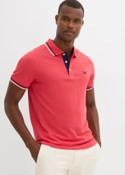 Lot de 2 polos en maille piquée 100% coton