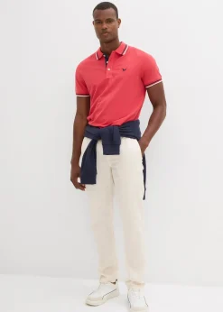 Lot de 2 polos en maille piquée 100% coton