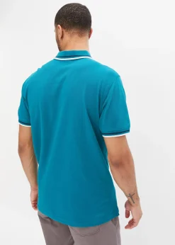 Lot de 2 polos en maille piquée 100% coton