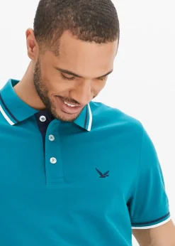 Lot de 2 polos en maille piquée 100% coton