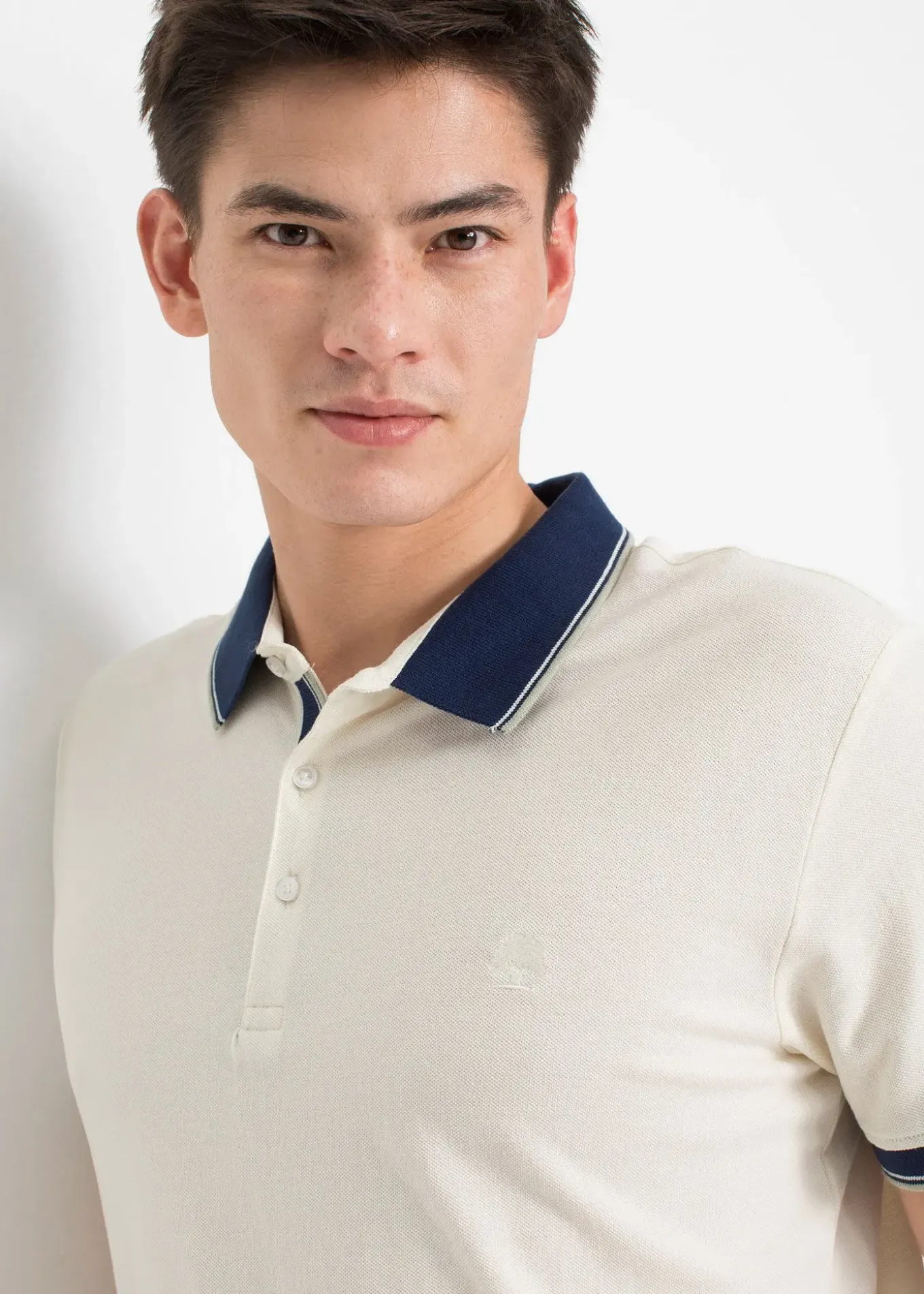 Lot de 3 polos en maille piquée, 100% coton