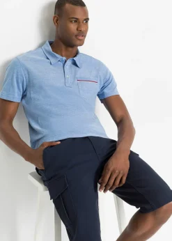 Lot de 2 polos en maille piquée, 100% coton