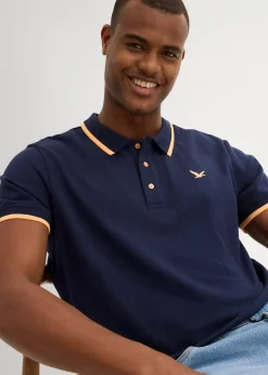 Lot de 2 polos en maille piquée 100% coton