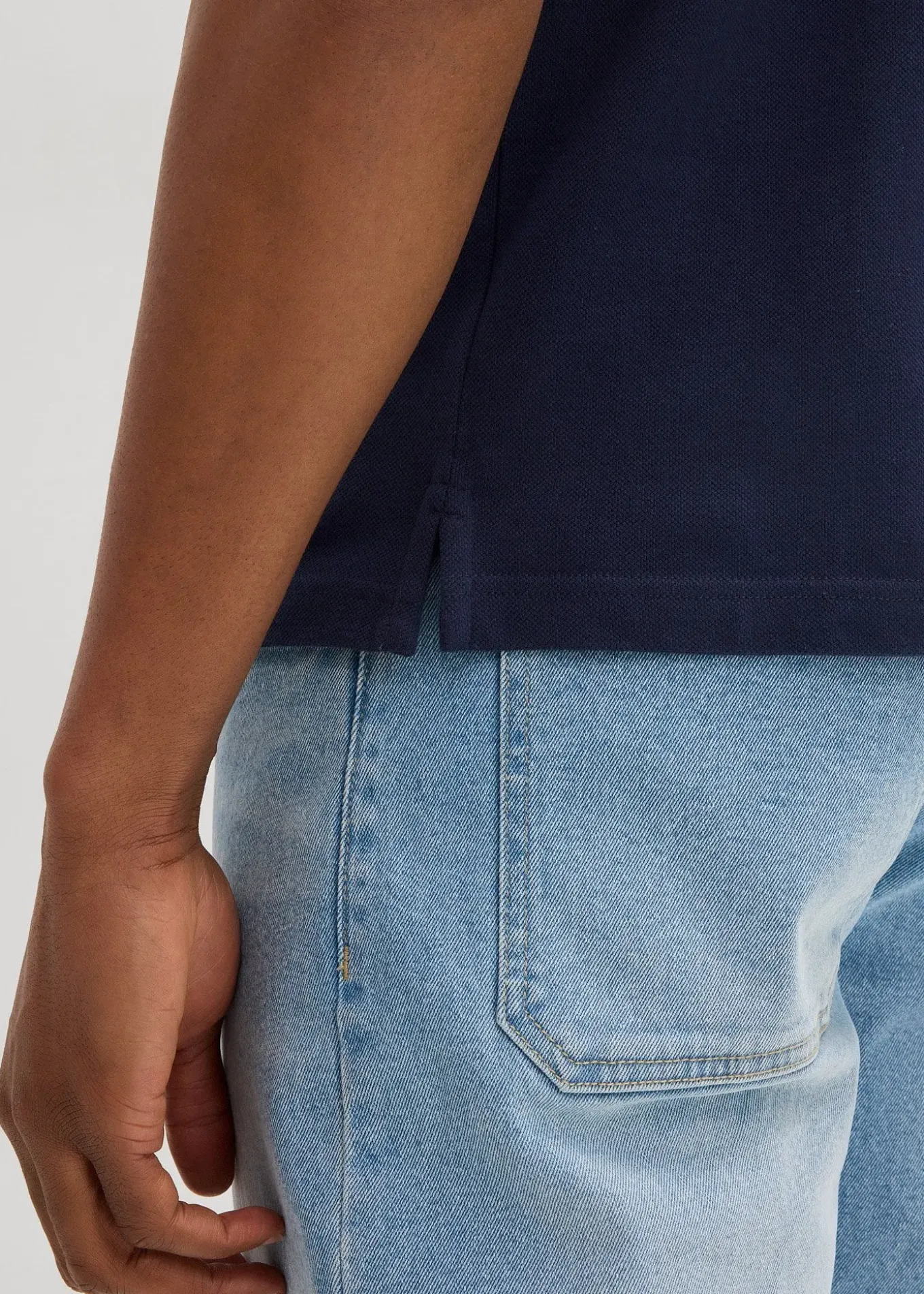 Lot de 2 polos en maille piquée 100% coton