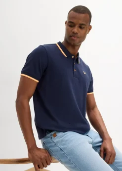 Lot de 2 polos en maille piquée 100% coton