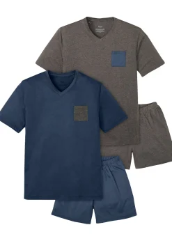 Lot de 2 pyjashorts (ens. 4 pces)