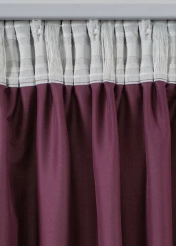 Lot de 2 rideaux en microfibre