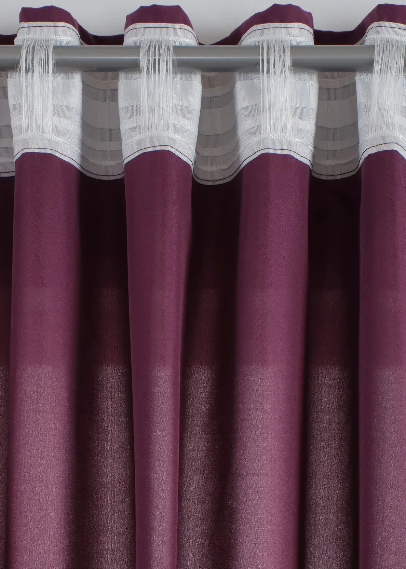 Lot de 2 rideaux en microfibre