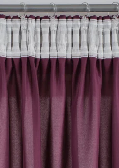 Lot de 2 rideaux en microfibre