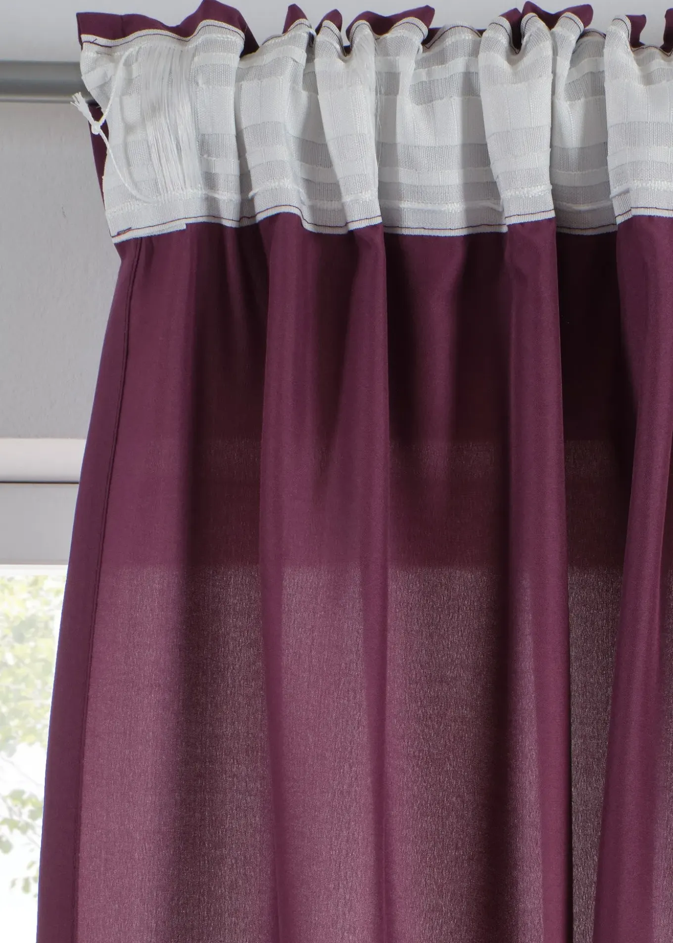 Lot de 2 rideaux en microfibre