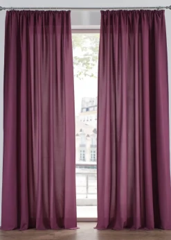 Lot de 2 rideaux en microfibre