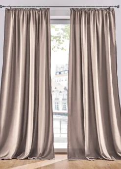 Lot de 2 rideaux en microfibre