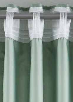 Lot de 2 rideaux en microfibre