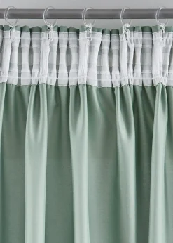 Lot de 2 rideaux en microfibre