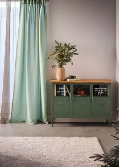 Lot de 2 rideaux en microfibre