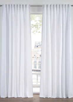 Lot de 2 rideaux en microfibre