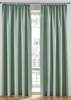 Lot de 2 rideaux en microfibre