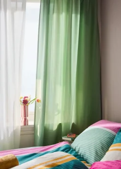 Lot de 2 rideaux en microfibre