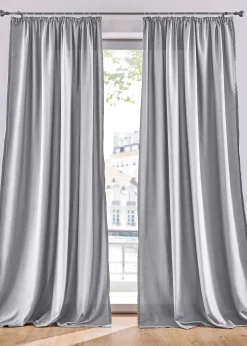 Lot de 2 rideaux en microfibre