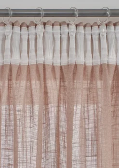 Lot de 2 rideaux texturés